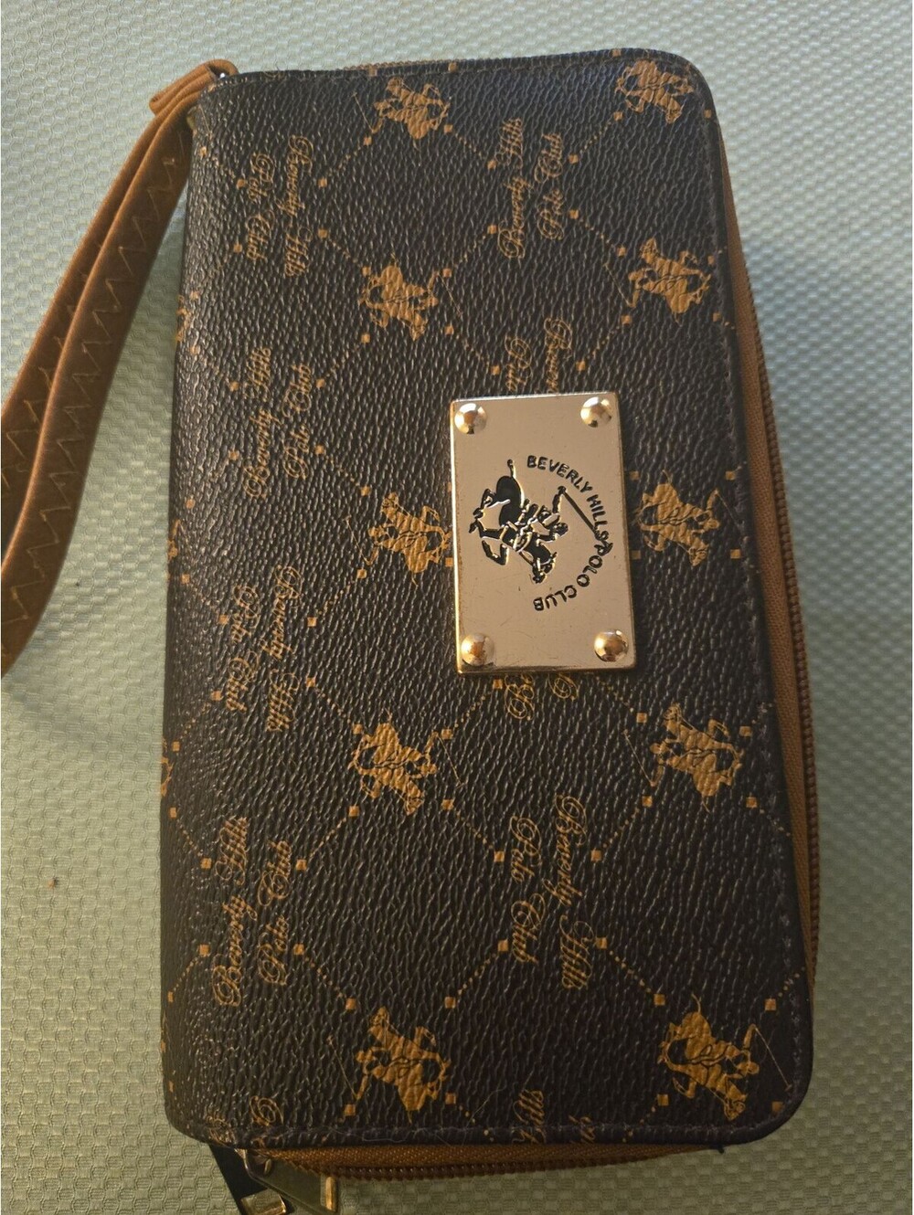 Beverly Hills Polo Club Monogram Wristlet Wallet - Picture 4 of 5